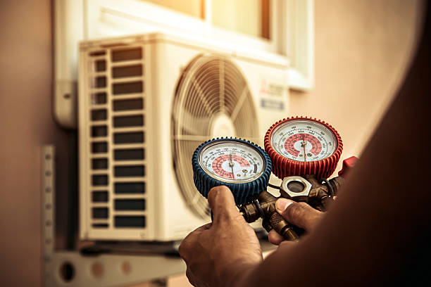 Professional Hvac Maintenance technician working in The Villages, FL